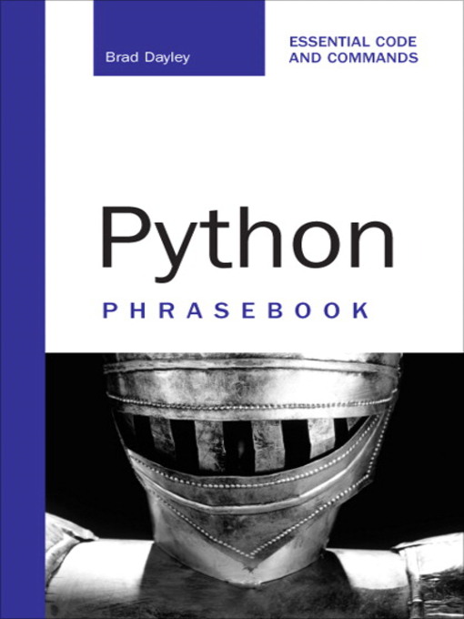 Title details for Python Phrasebook by Brad Dayley - Available